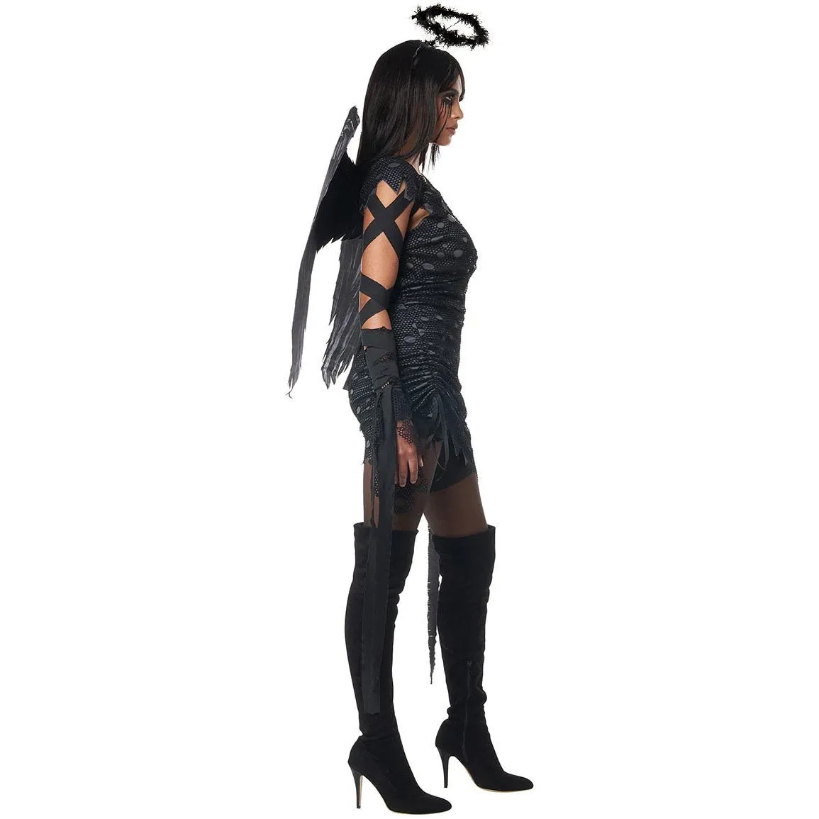 Dark Angel Vampire Costume Halloween Fantasy Cosplay Outfit