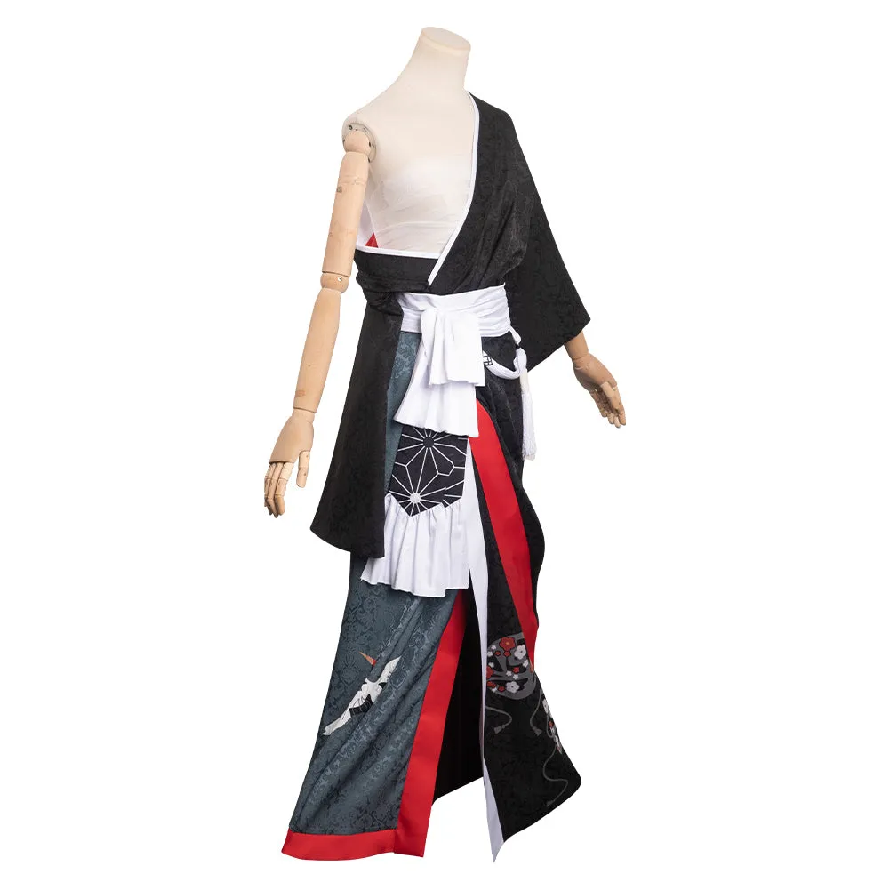 Final Fantasy Kimono Cosplay Costume Outfits Halloween Carnival Party Suit kimono cos