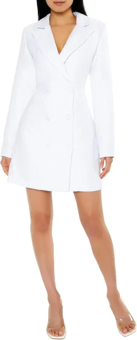 Forever 21 Women's Tweed Blazer Mini Dress