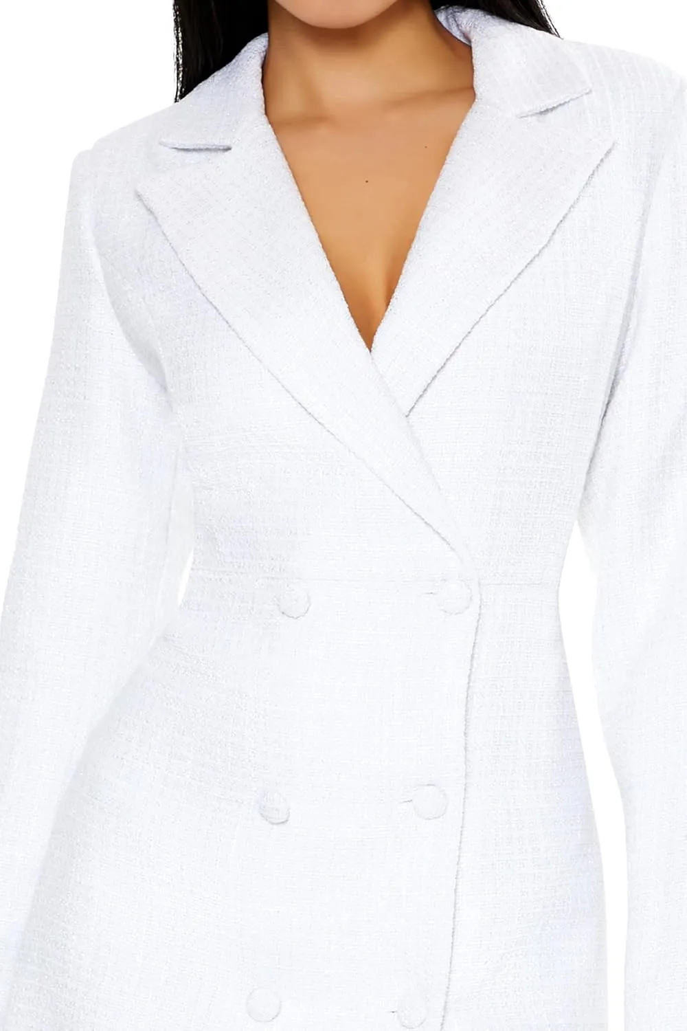 Forever 21 Women's Tweed Blazer Mini Dress