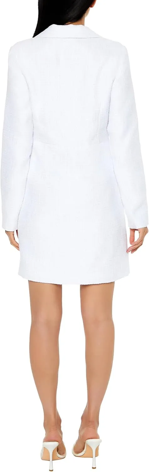 Forever 21 Women's Tweed Blazer Mini Dress