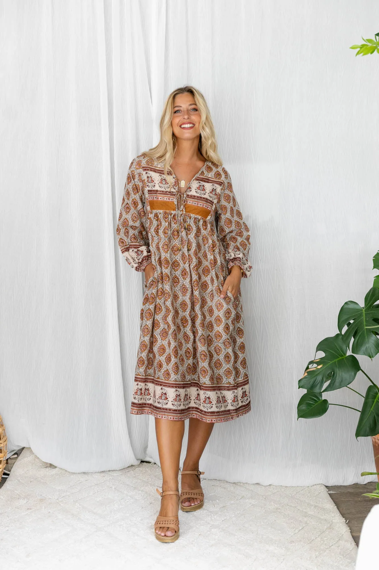 Indigo Dress - Hazel