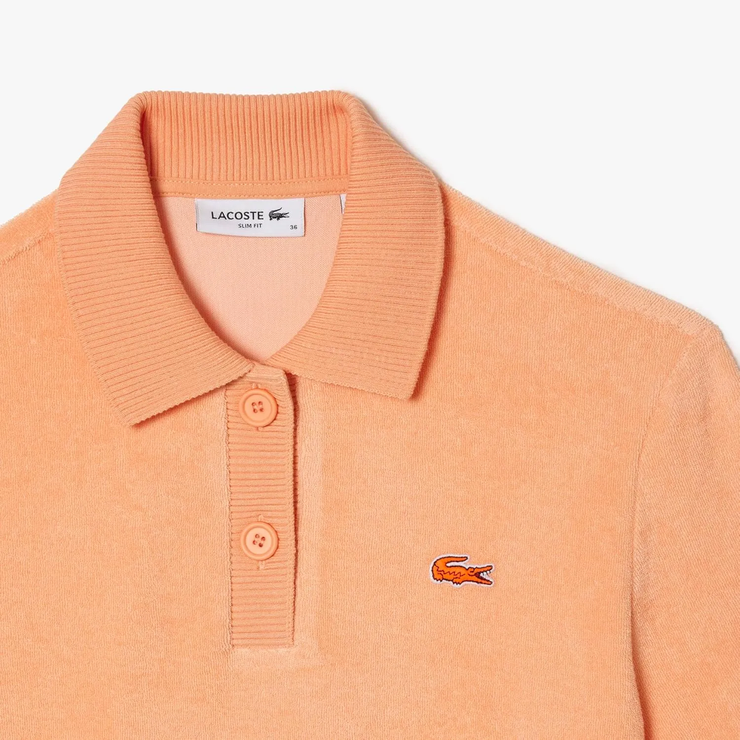 Lacoste Women's Organic Cotton Terry Polo Shirt