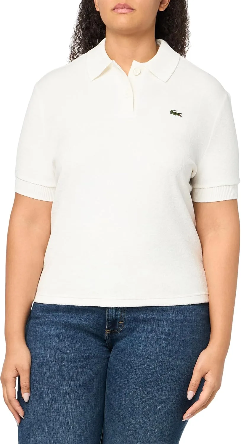 Lacoste Women's Organic Cotton Terry Polo Shirt