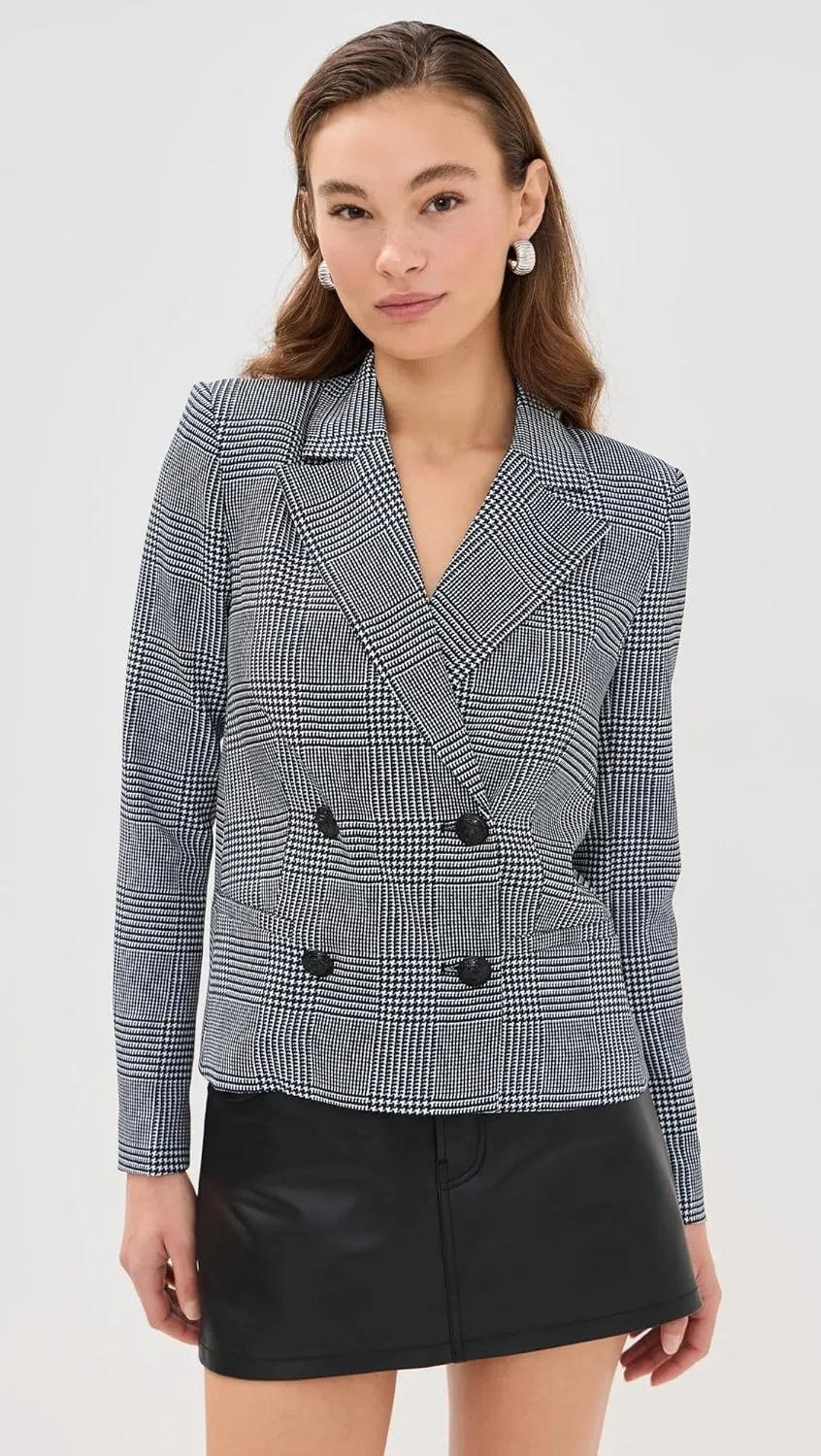 L'AGENCE Women's Atmore Double Breasted Blazer