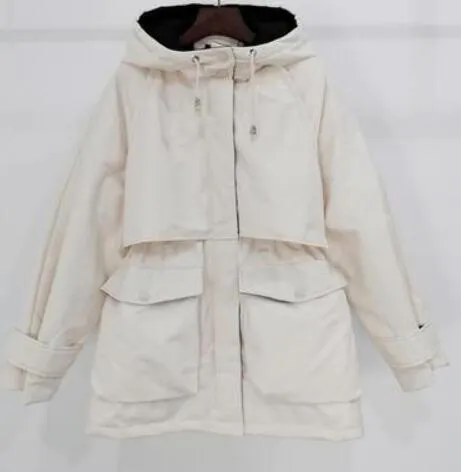 Large Natural Raccoon Fox Fur Hooded Winter