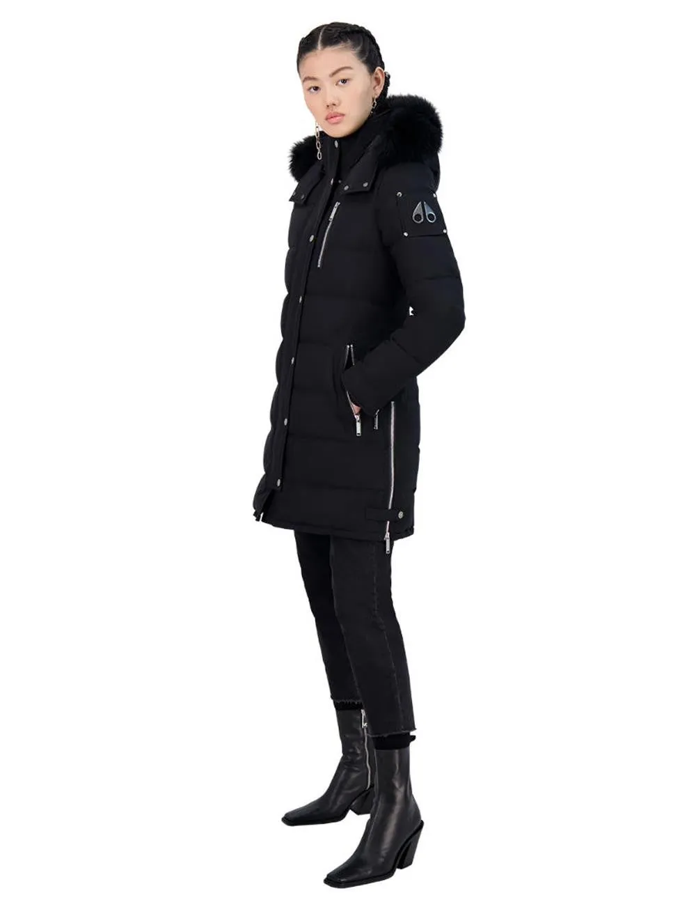 Parka Moose Knuckles Palmerston Negra Mujer