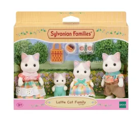 Sylvanian Families Latte Cat Family