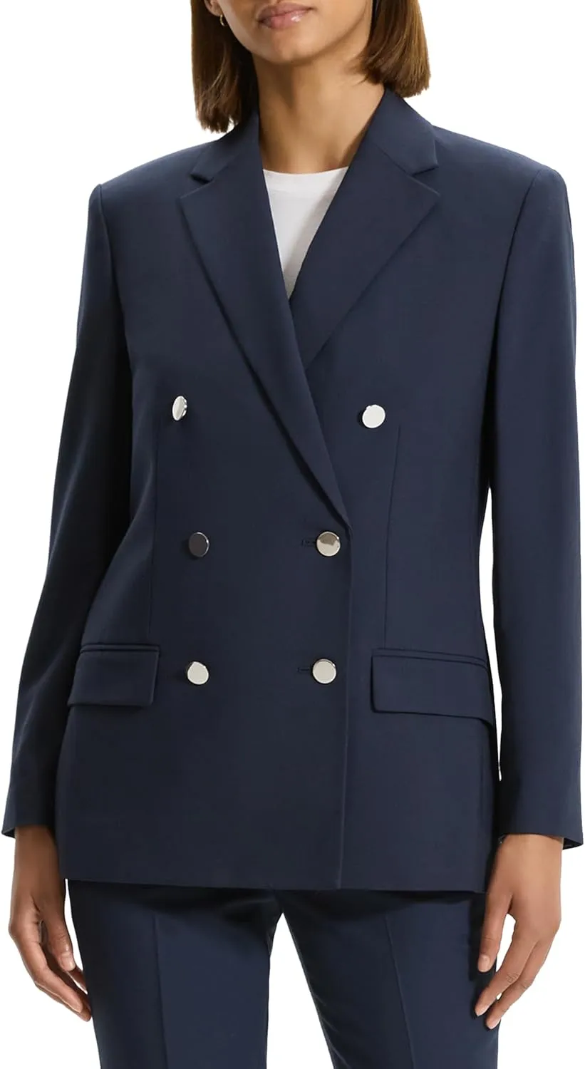 Theory Women's Boxy Double Breasted Jacket