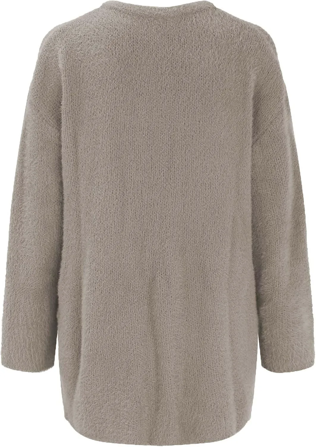 Warm Cardigans for Women Women's Korean Wool Coat Slim Trench Long Coat Fall Winter Elegant Round Ladies Short