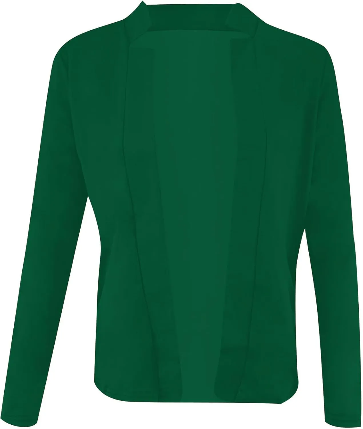 Women Business Blazers Fashion Fall Long Sleeve Collarless Open Front Blazer Casual Dressy Work Office Suit Jackets